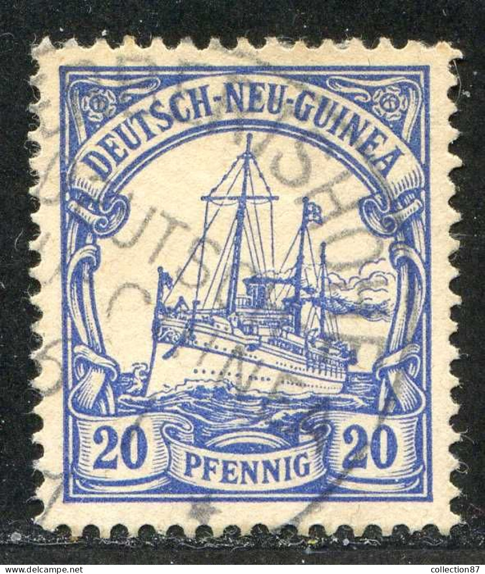 REF093 > COLONIES ALLEMANDE - NOUVELLE GUINÉE < Yv N° 10 Ø < Oblitéré Dos Visible - Used Ø - German New Guinea