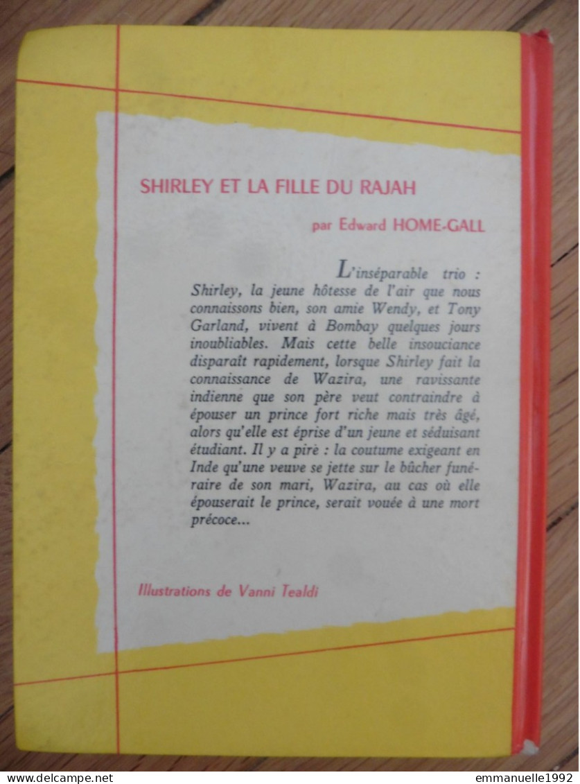 Livre Shirley Et La Fille Du Rajah 1963 Edward Home-Gall Collection Spirale Eds G.P. Série Shirley - Collection Spirale