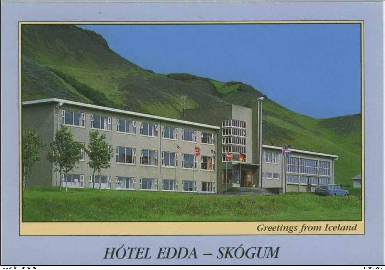 (99). Islande Iceland Island Hotel Edda Skogum & Nesjaskoli Hotel Edda é Eddar - Islandia