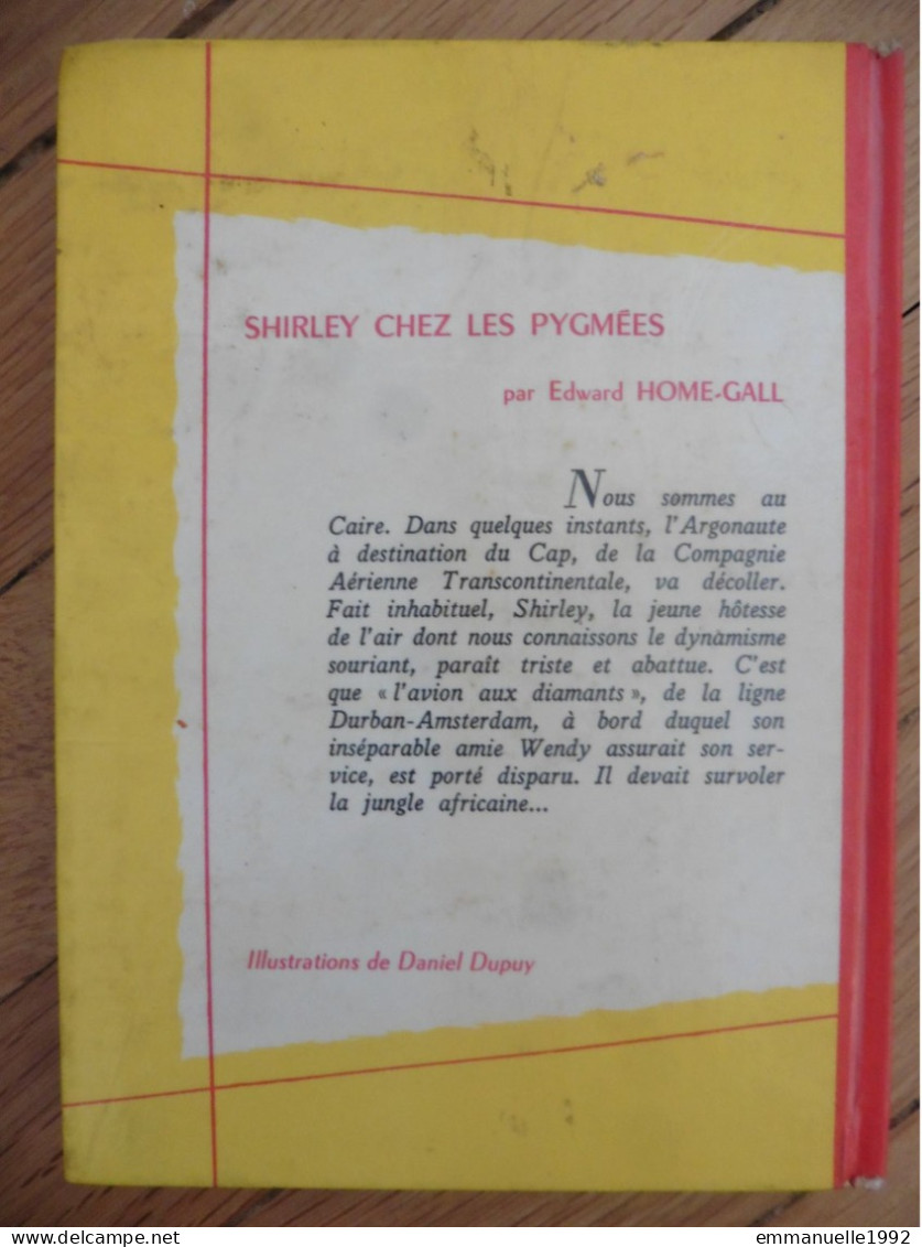 Livre Shirley Chez Les Pygmées 1964 Par Edward Home-Gall Collection Spirale Eds G.P. Série Shirley - Collection Spirale