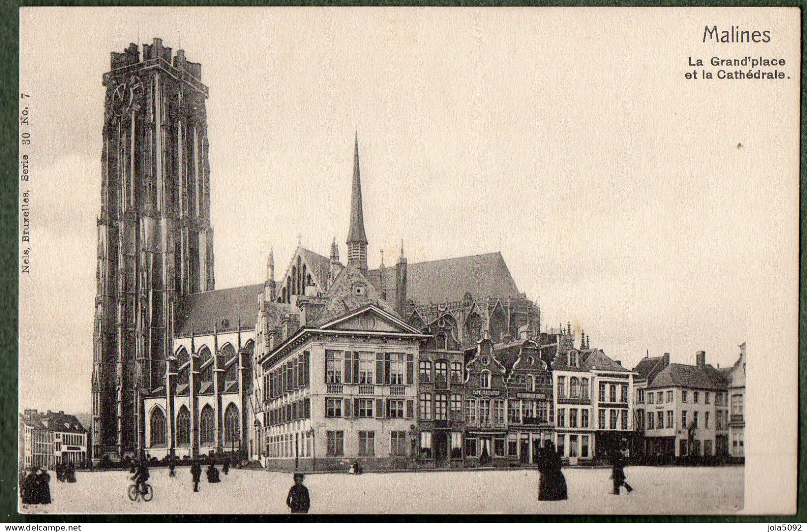 BELGIQUE + MALINES - La Grand'place Et La Cathédrale - Malines