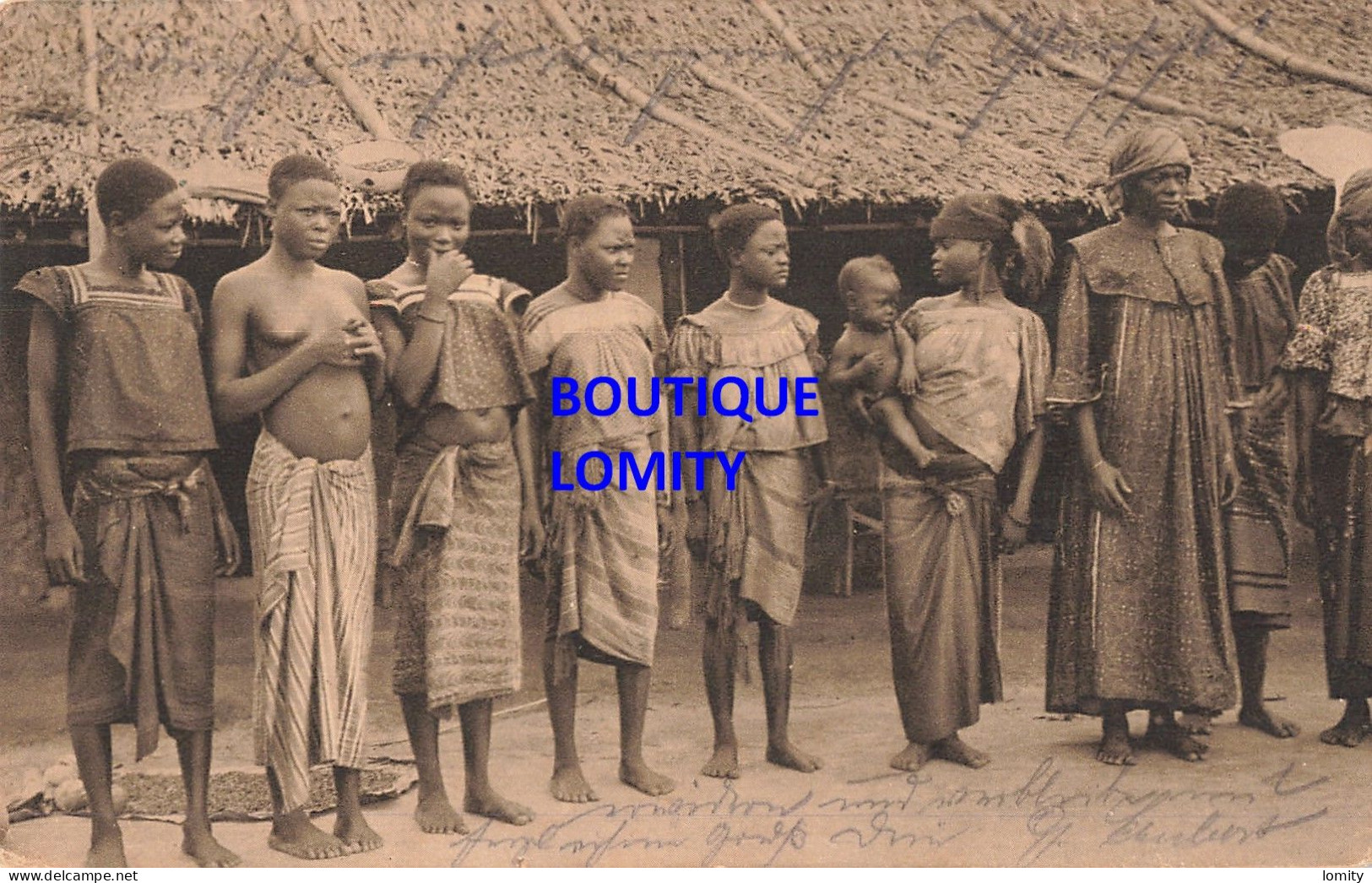 CAMEROUN - KAMERUN ( Afrique ) - Frauen Aus Duala Femmes Femme Seins Nus , Timbre Colonie Allemande - Cameroun