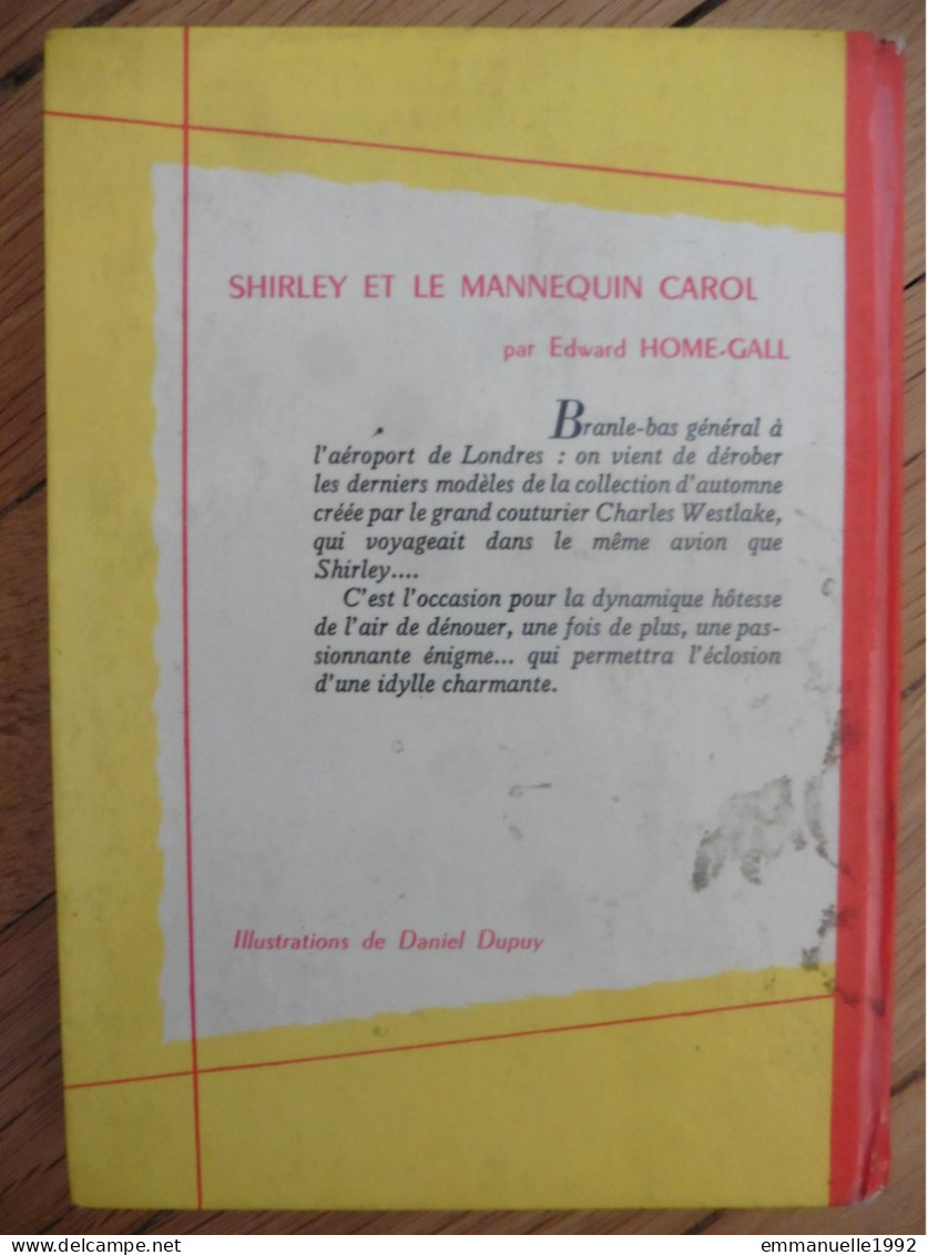 Livre Shirley Et Le Mannequin Carol 1965 Edward Home-Gall Collection Spirale Eds G.P. Série Shirley - Collection Spirale