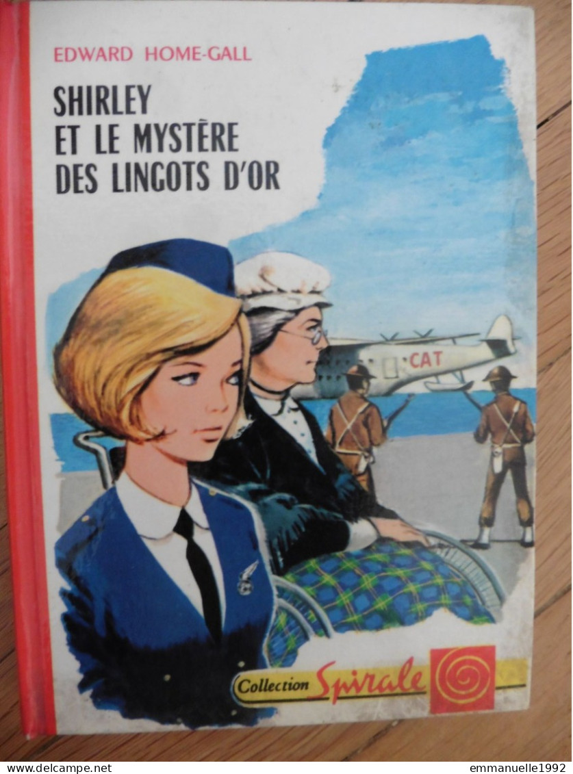 Livre Shirley Et Le Mystère Des Lingots D'or 1967 Edward Home-Gall Spirale Eds G.P. Série Shirley - Collection Spirale