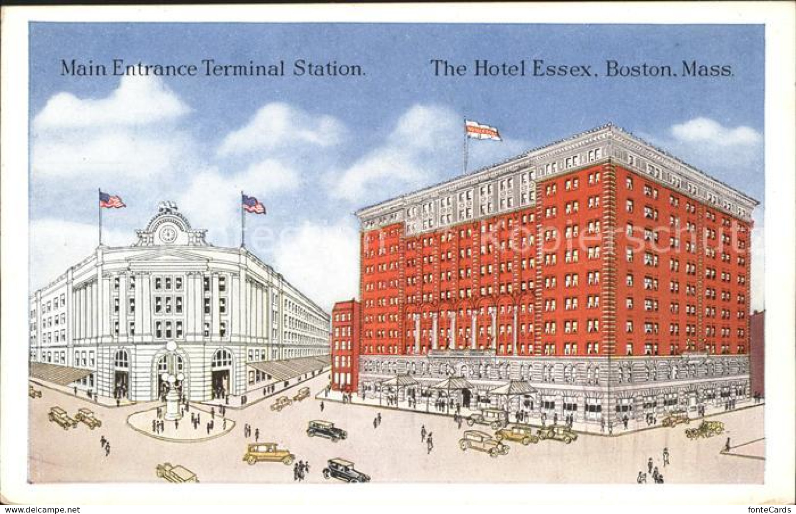 11701010 Boston_Massachusetts Terminal Station Hotel Essex - Andere & Zonder Classificatie