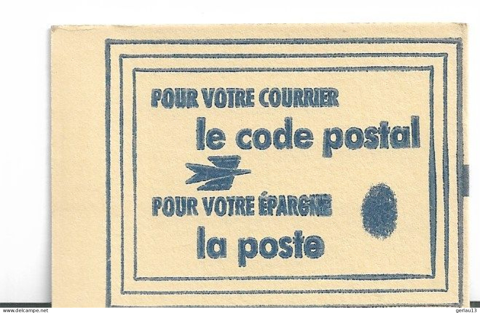 Carnet Non Ouvert      Pour Votre Courrier  Le Code Postal  Pour Votre épargne La Poste  06200 NICE - Blokken & Postzegelboekjes