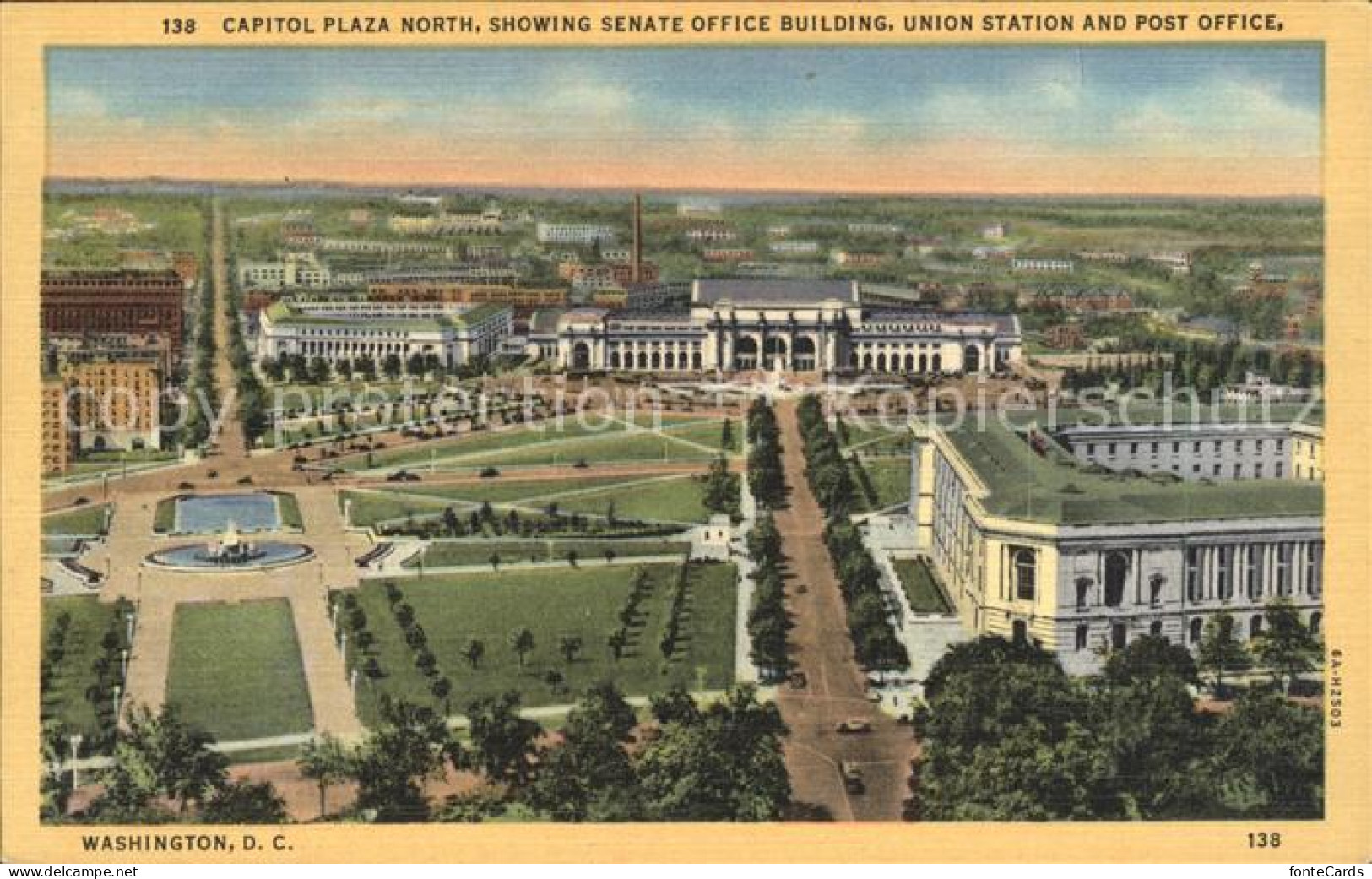 11700956 Washington DC Capitol Plaza North Senate Office Building Union Station  - Washington DC