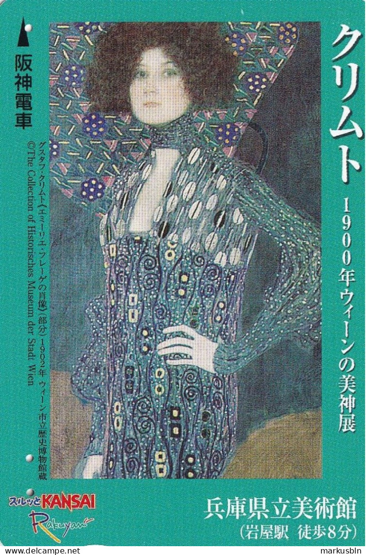 Japan Prepaid Kansai Card 1000 -  Art Traditional Klimt - Japon