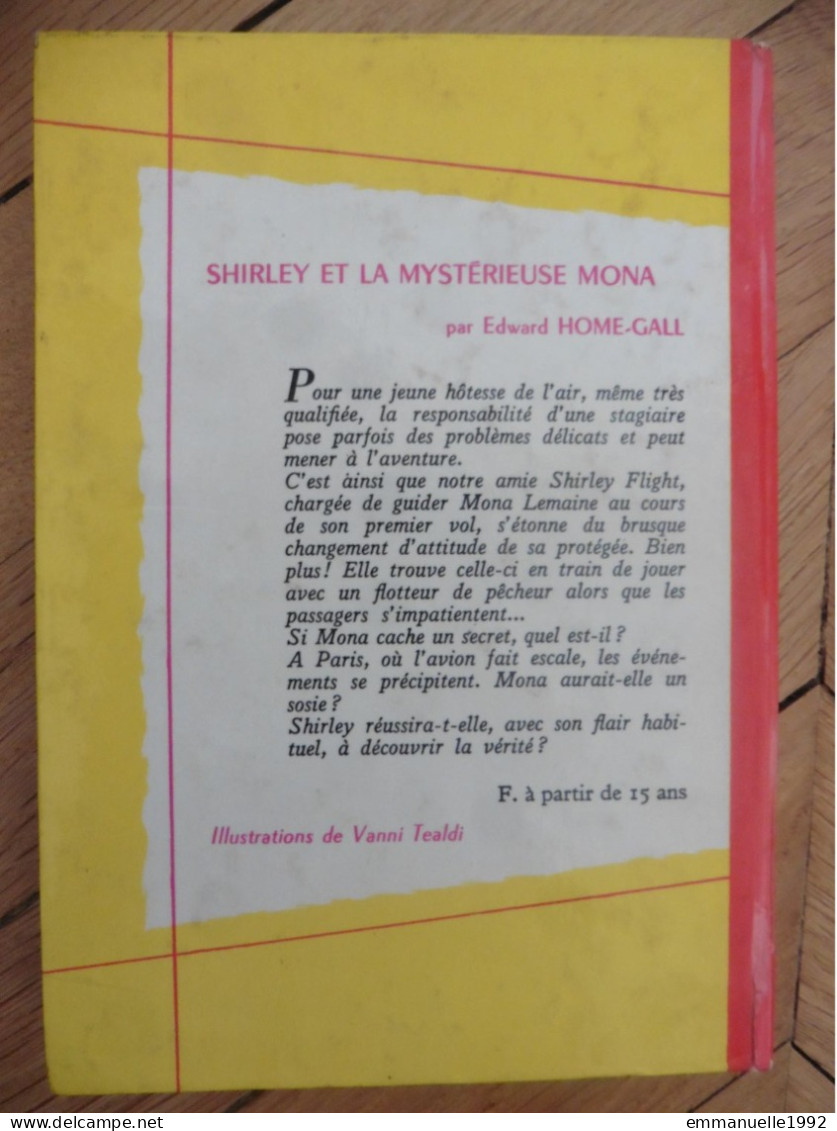 Livre Shirley Et La Mystérieuse Mona 1969 Edward Home-Gall Collection Spirale Eds G.P. Série Shirley - Collection Spirale