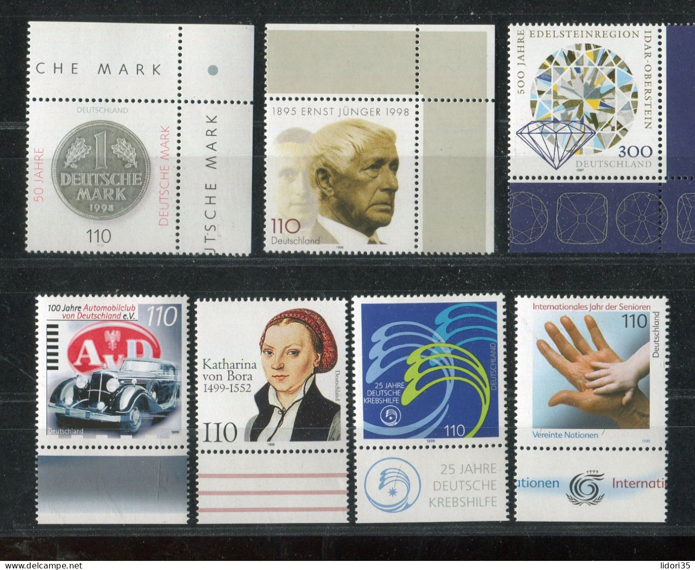 "DEUTSCHLAND" Partie Mit Verschiedenen Ausgaben ** (L1201) - Lots & Kiloware (mixtures) - Max. 999 Stamps