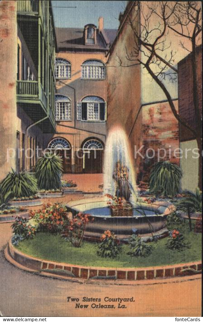 11700923 New_Orleans_Louisiana Two Sisters Courtyard Fountain - Altri & Non Classificati