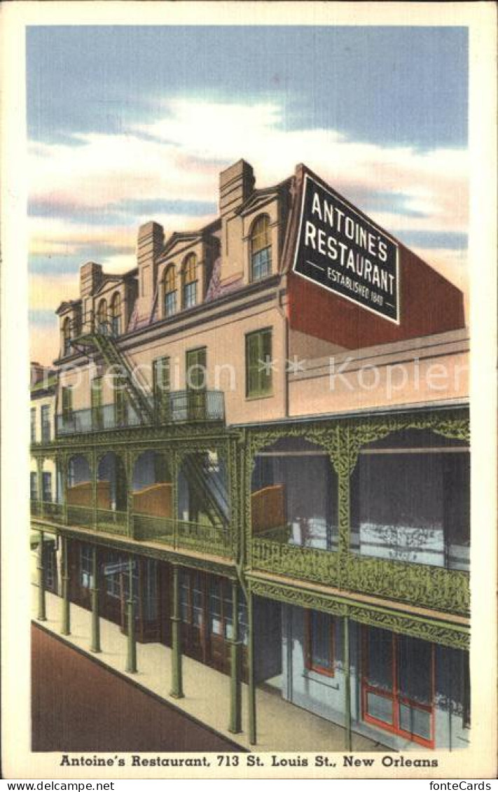 11700919 New_Orleans_Louisiana Antoine's Restaurant - Sonstige & Ohne Zuordnung