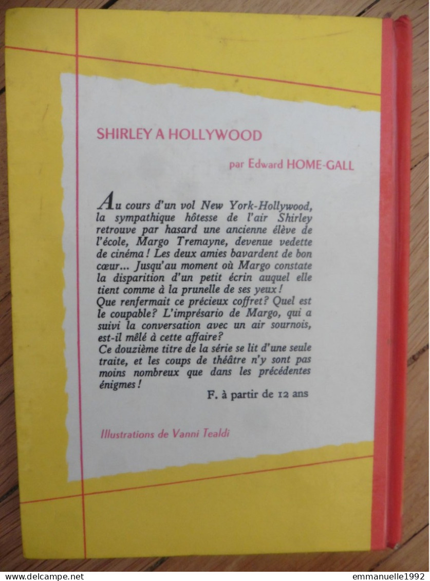 Livre Shirley à Hollywood 1970 Par Edward Home-Gall Collection Spirale Eds G.P. Série Shirley - Collection Spirale