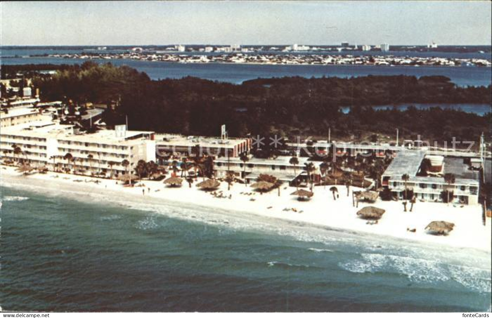 11700898 Sarasota Sheraton Hotel Beach Aerial View - Autres & Non Classés