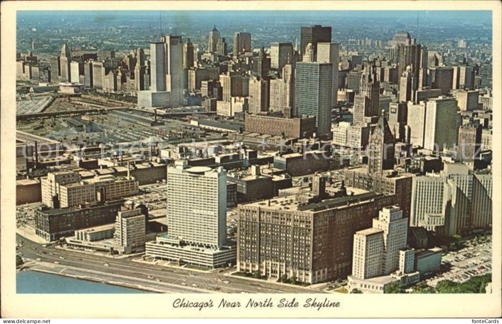 11700885 Chicago_Illinois Aerial View Of North Side Skyline Skyscraper - Autres & Non Classés