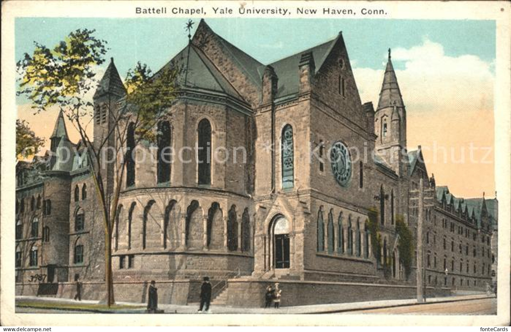 11700873 New_Haven_Connecticut Battell Chapel Yale University - Autres & Non Classés