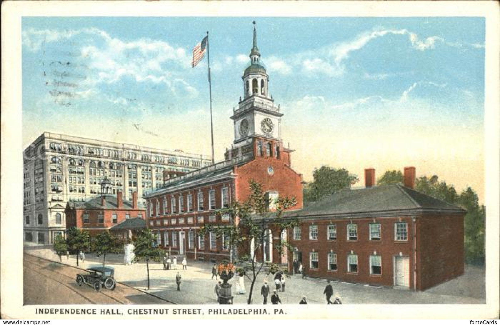 11700852 Philadelphia Pennsylvania Independence Hall Chestnut Street Philadelphi - Autres & Non Classés