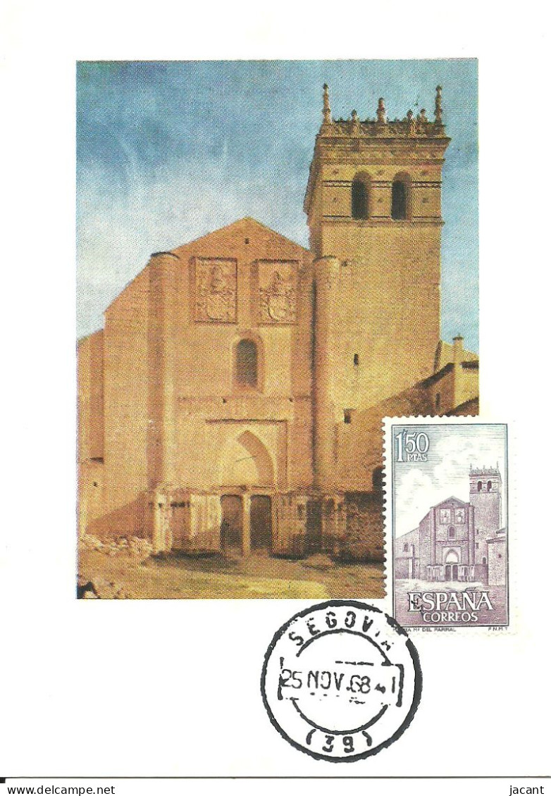 30831 - Carte Maximum - Espana - Espagne - Segovia - Monasterio De Santa Maria Del Parral - Cartoline Maximum