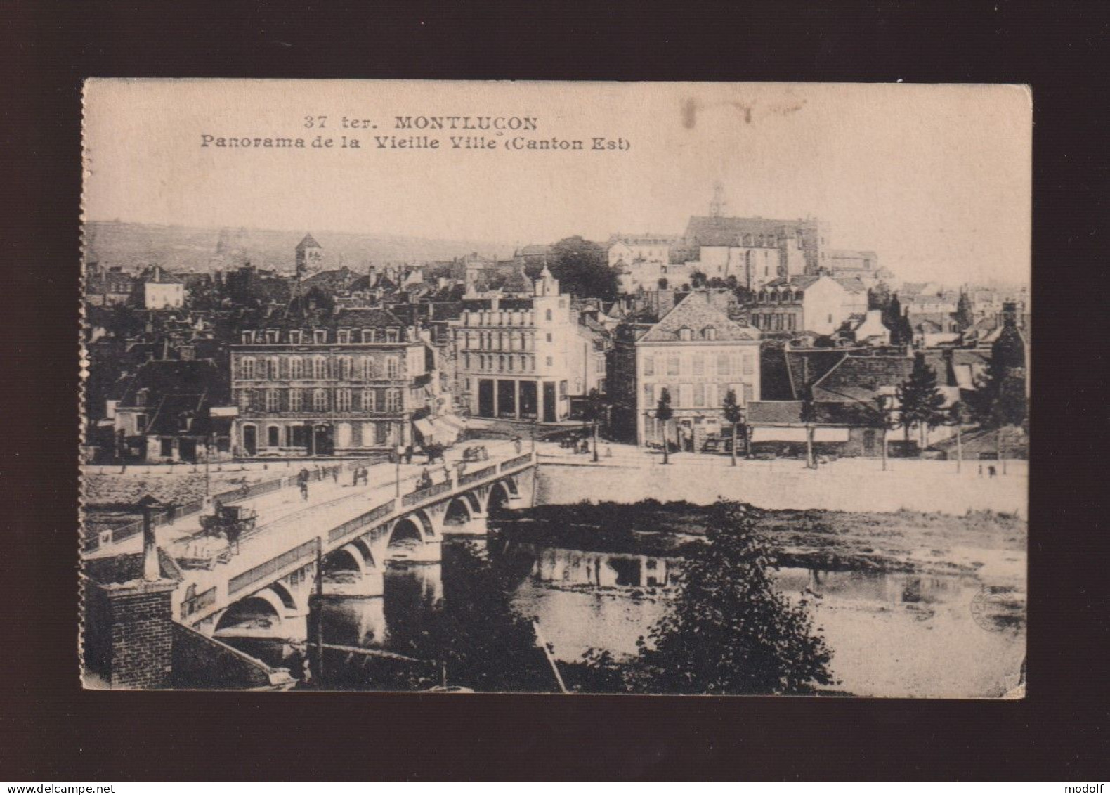 CPA - 03 - Montluçon - Panorama De La Vieille Ville (Canton Est) - Circulée - Montlucon