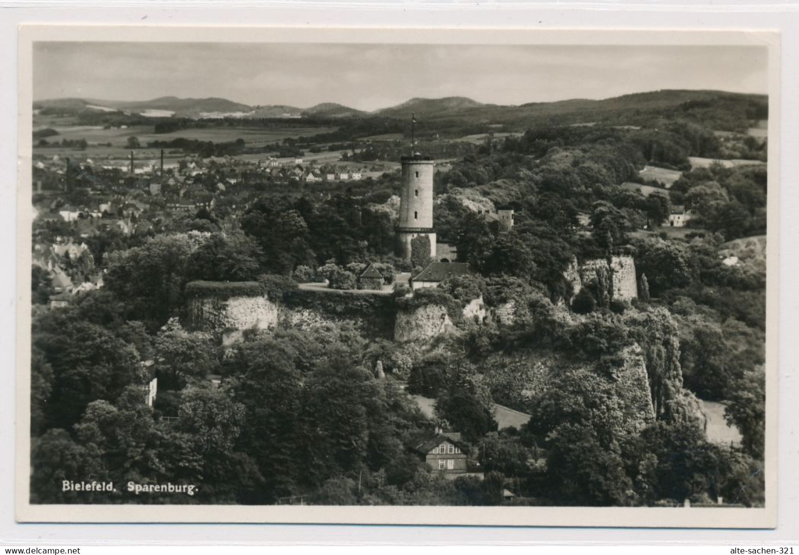 AK 1933 Sparrenburg-Panorama über Pass Bielefeld - Bielefeld