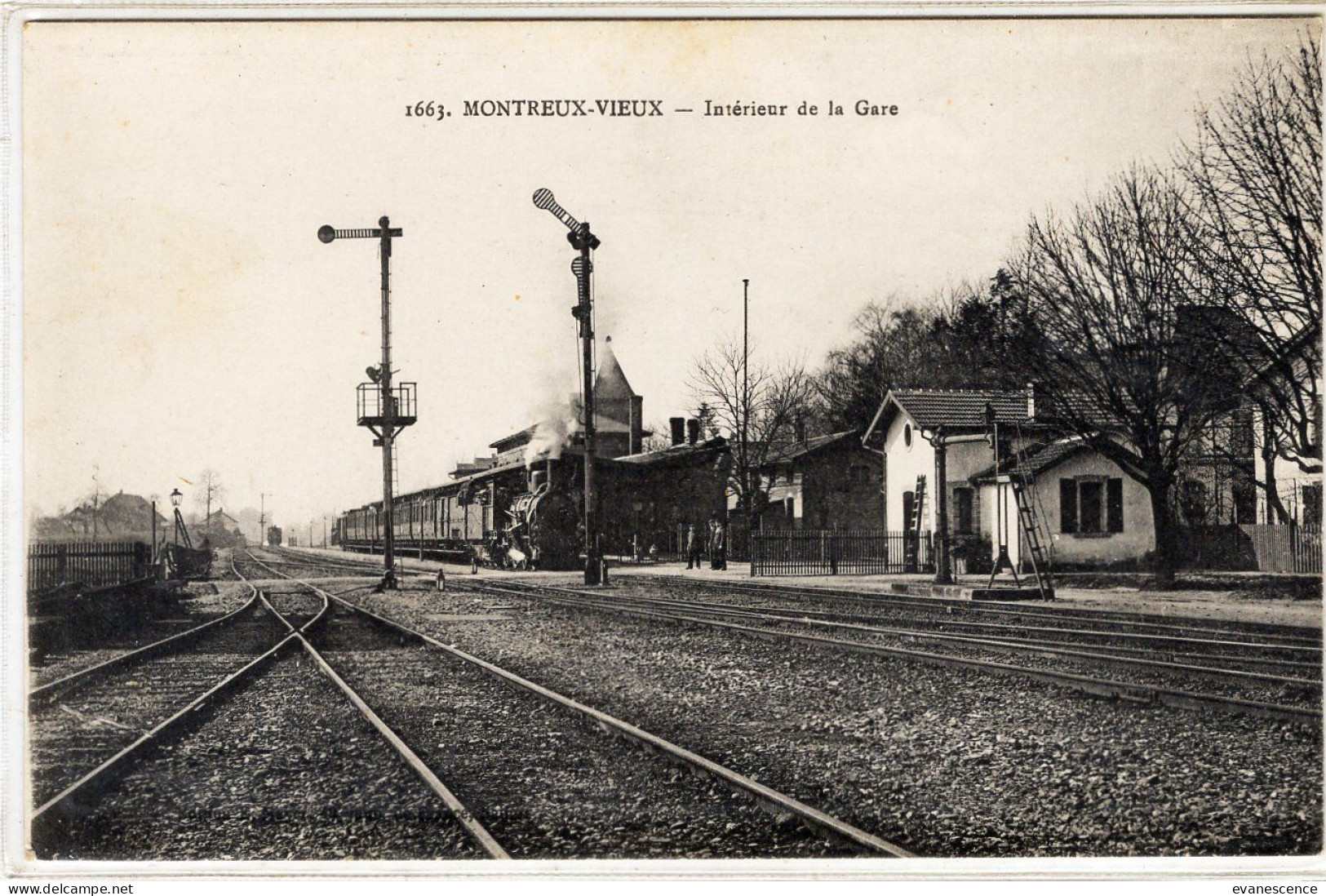 Montreux  Vieux  :  La Gare        ///  Ref. Mai 24 /// BO. 90 - Autres & Non Classés