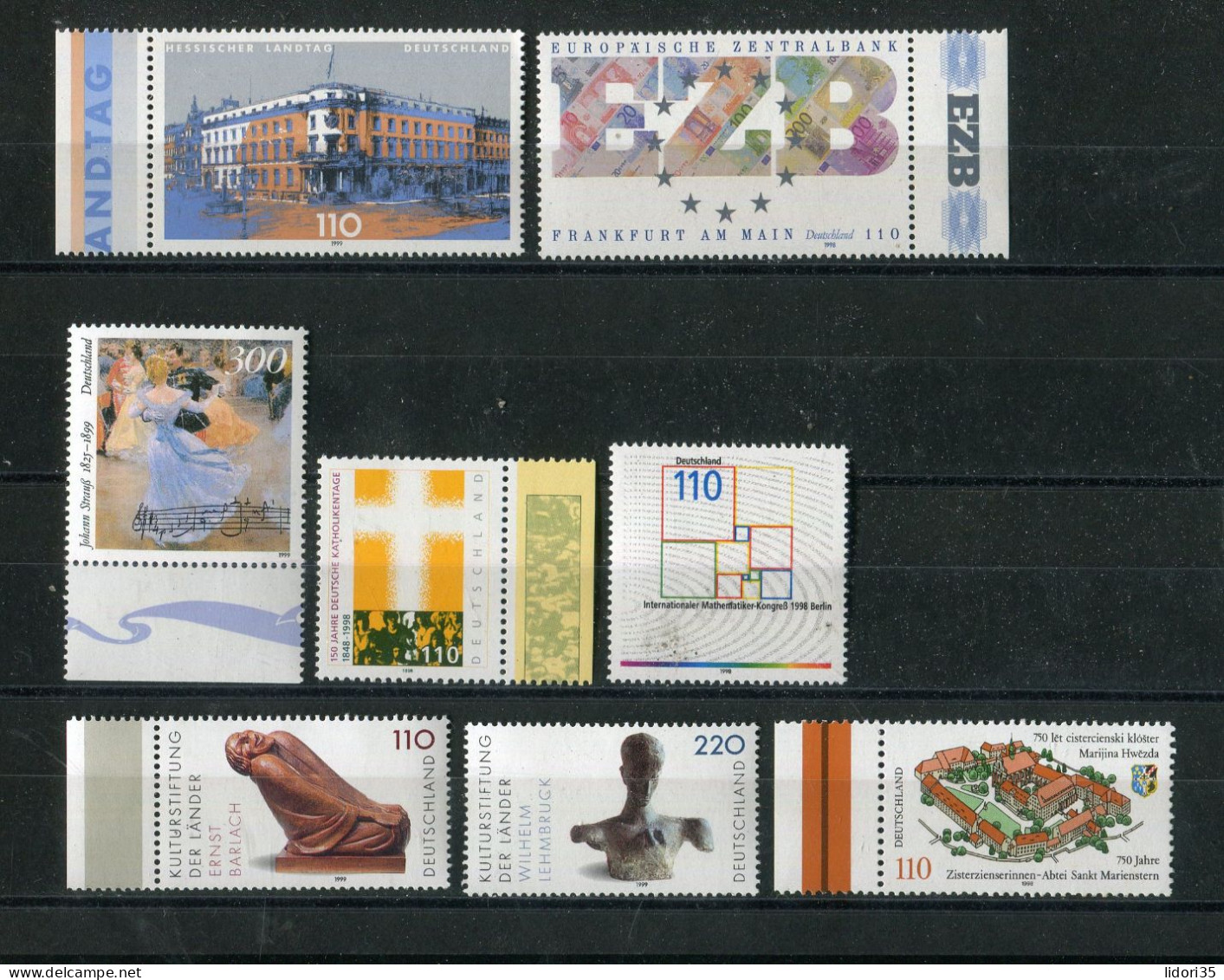 "DEUTSCHLAND" Partie Mit Verschiedenen Ausgaben, Vgl. Fotos (L1204) - Lots & Kiloware (mixtures) - Max. 999 Stamps