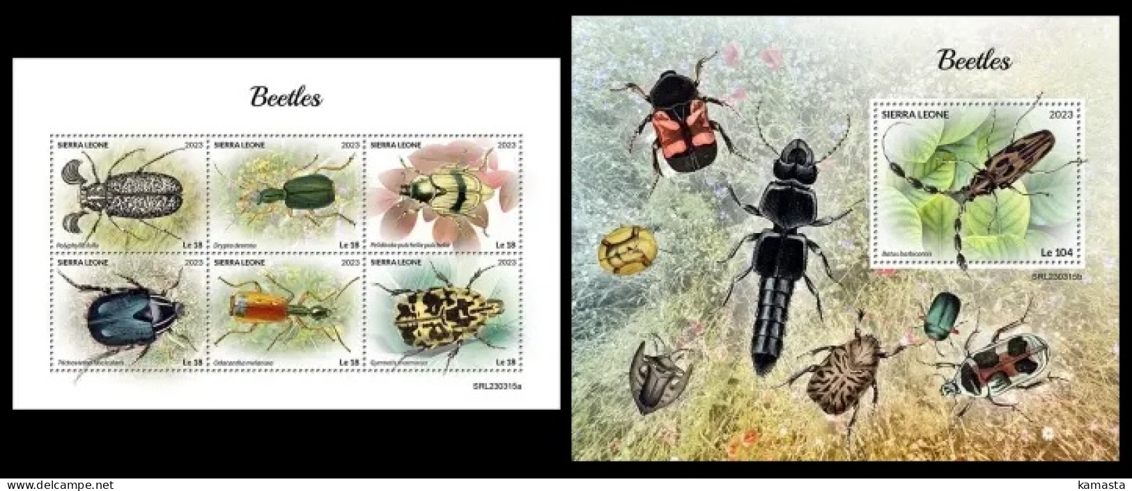 Sierra Leone  2023 Beetles. (315) OFFICIAL ISSUE - Andere & Zonder Classificatie
