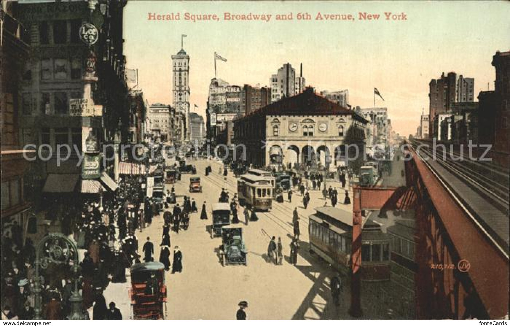 11700770 New_York_City Herald Square Broadway And 6th Avenue Tram - Autres & Non Classés