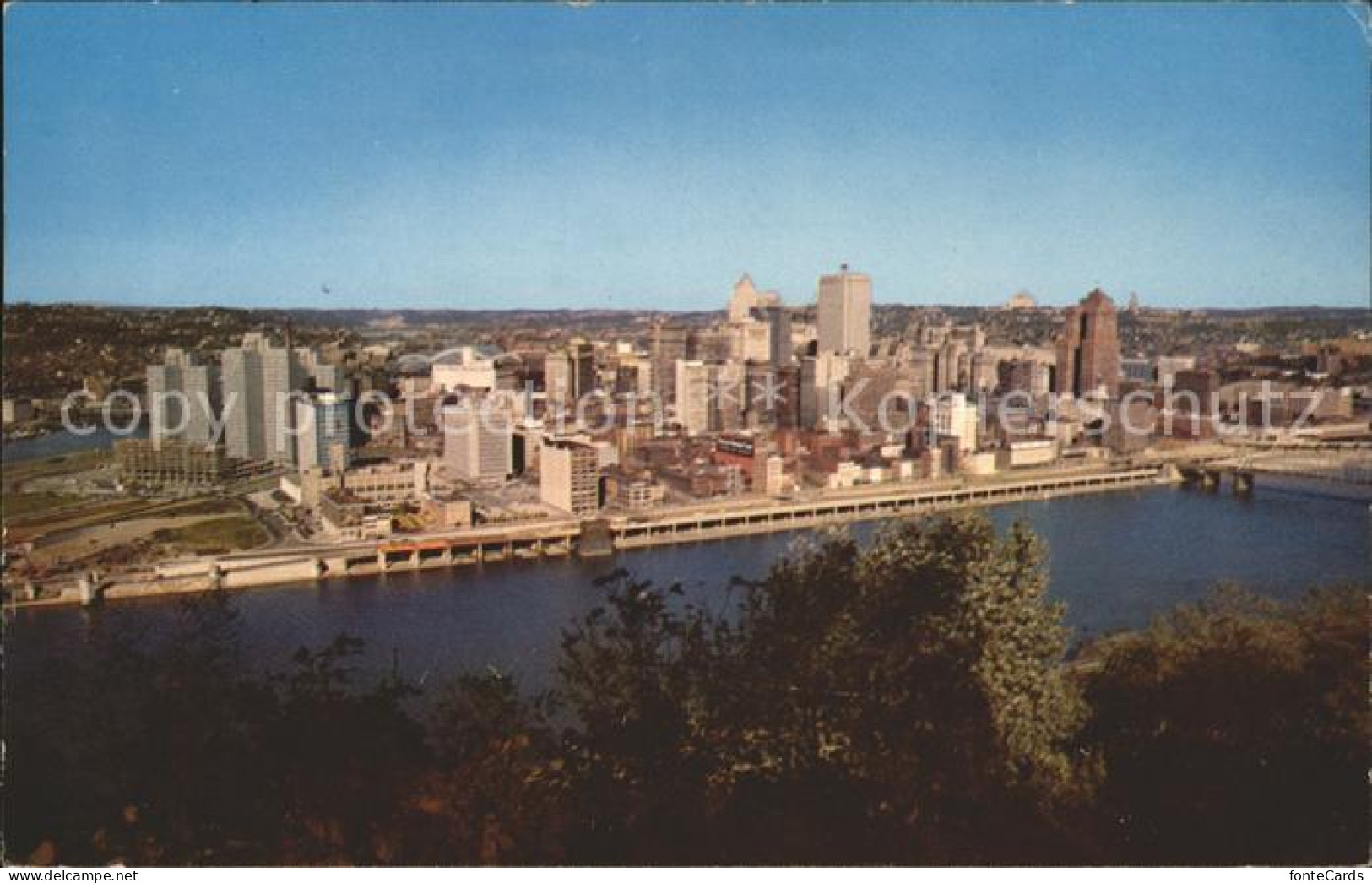 11700736 Pittsburgh View From Mount Washington Downtown Monongahela River Pittsb - Altri & Non Classificati