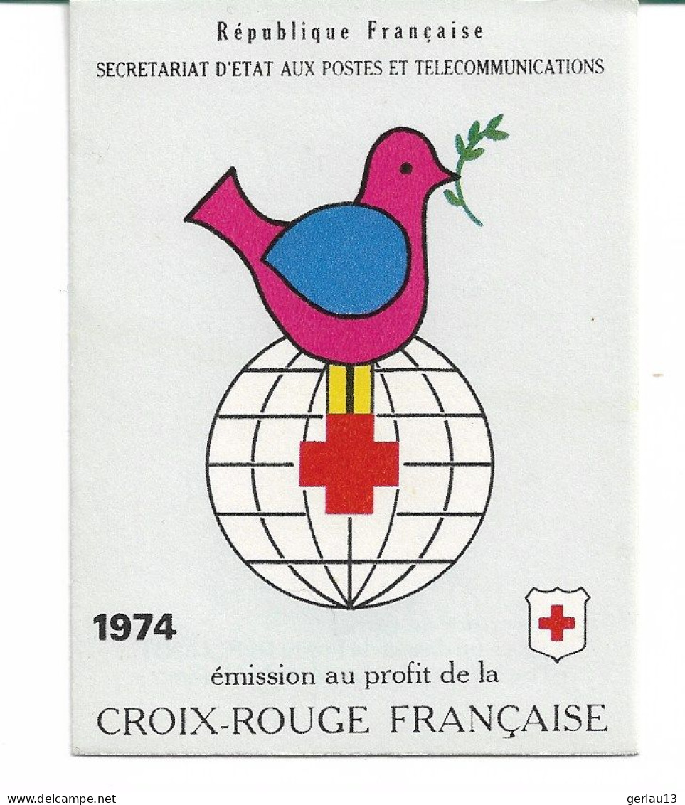 CARNET CROIX ROUGE  1974 - Croix Rouge