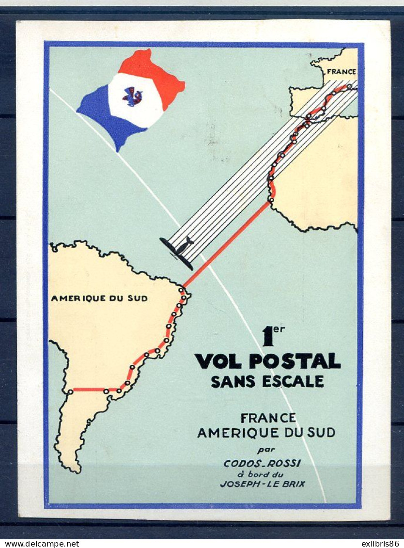 060524   LETTRE ACCIDENTEE  VOL PARIS AMERIQUE DU SUD LE 17/02/35 - Lettres Accidentées