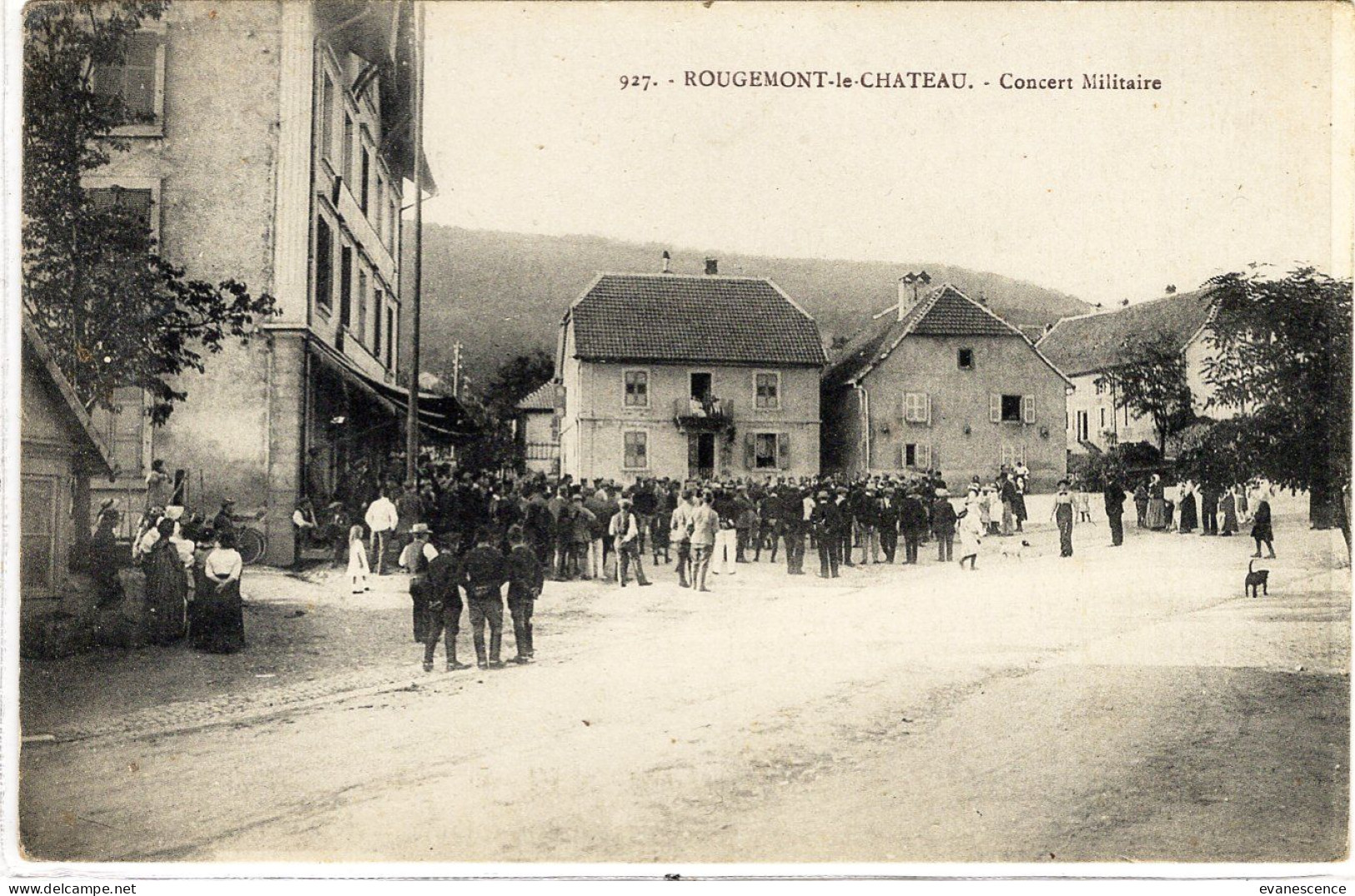 Rougemont Le Chateau : Concert Militaire        ///  Ref. Mai 24 /// BO. 90 - Rougemont-le-Château