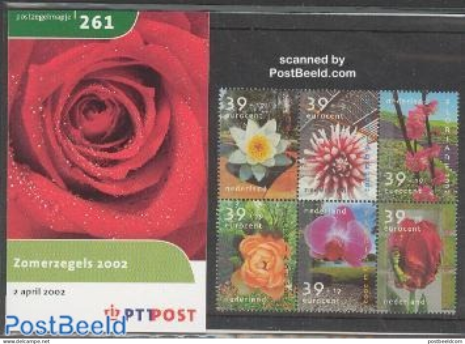 Netherlands 2002 FLORIADE PRES.PACKET 261, Mint NH, Nature - Flowers & Plants - Unused Stamps