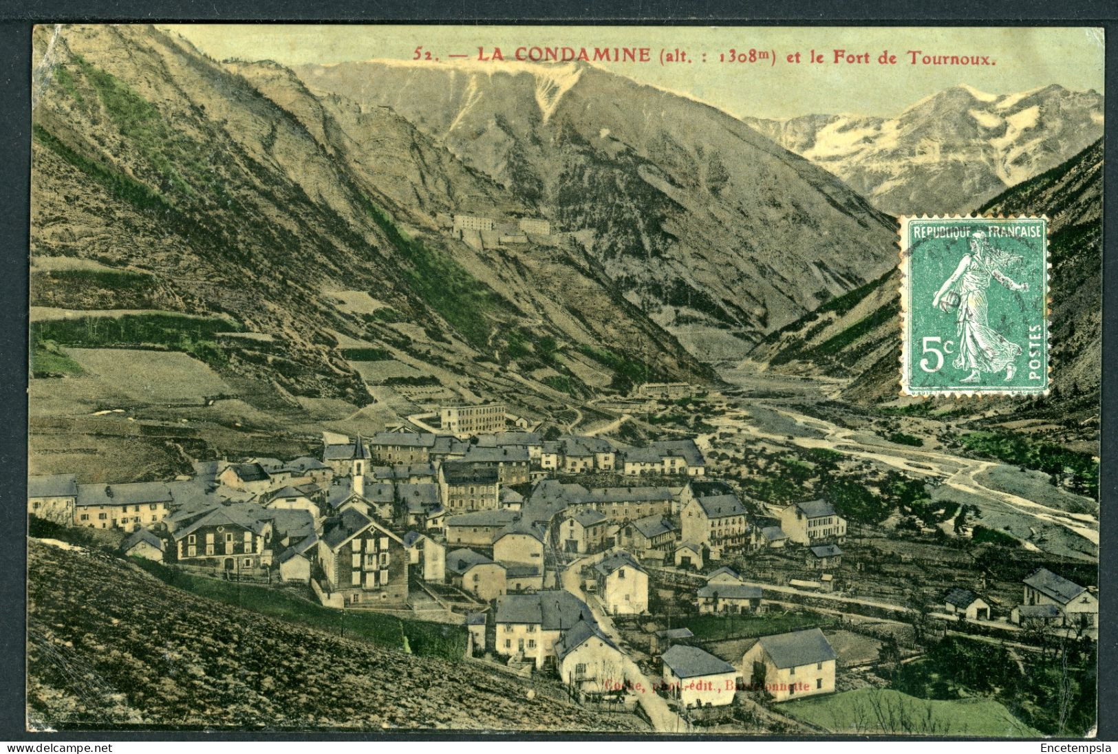 Carte Postale - France - La Condamine Et Le Fort De Tournoux (CP24732OK) - Barcelonnette