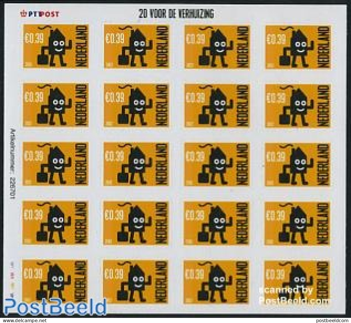Netherlands 2002 Moving Stamps M/s, Mint NH - Ungebraucht