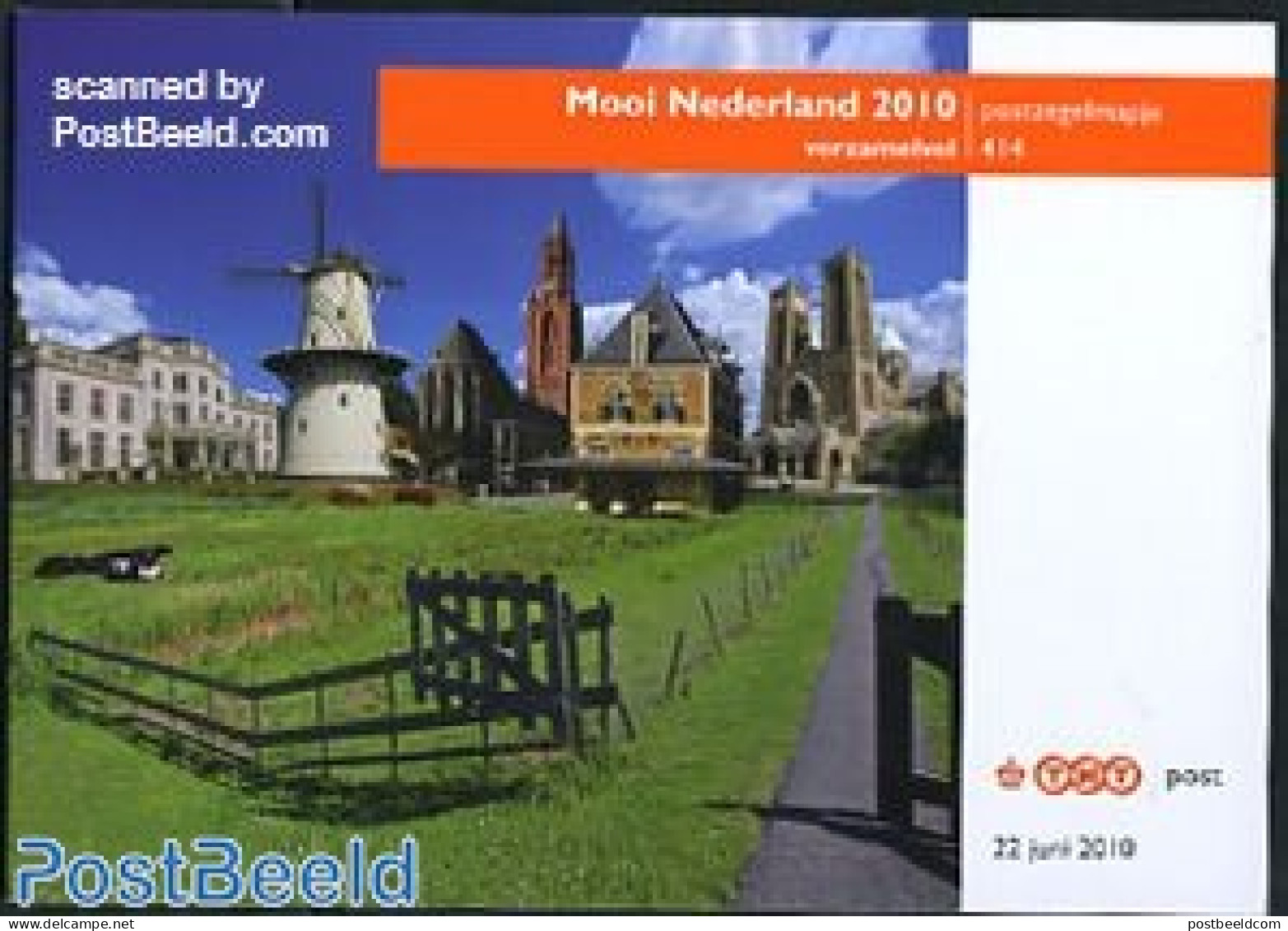 Netherlands 2010 Beautiful Netherlands Presentation Pack 414, Mint NH, Religion - Various - Churches, Temples, Mosques.. - Unused Stamps