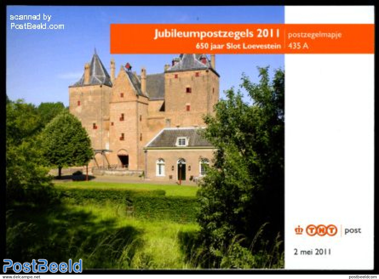 Netherlands 2011 Slot Loevestein Presentation Pack 435A, Mint NH, Art - Castles & Fortifications - Unused Stamps