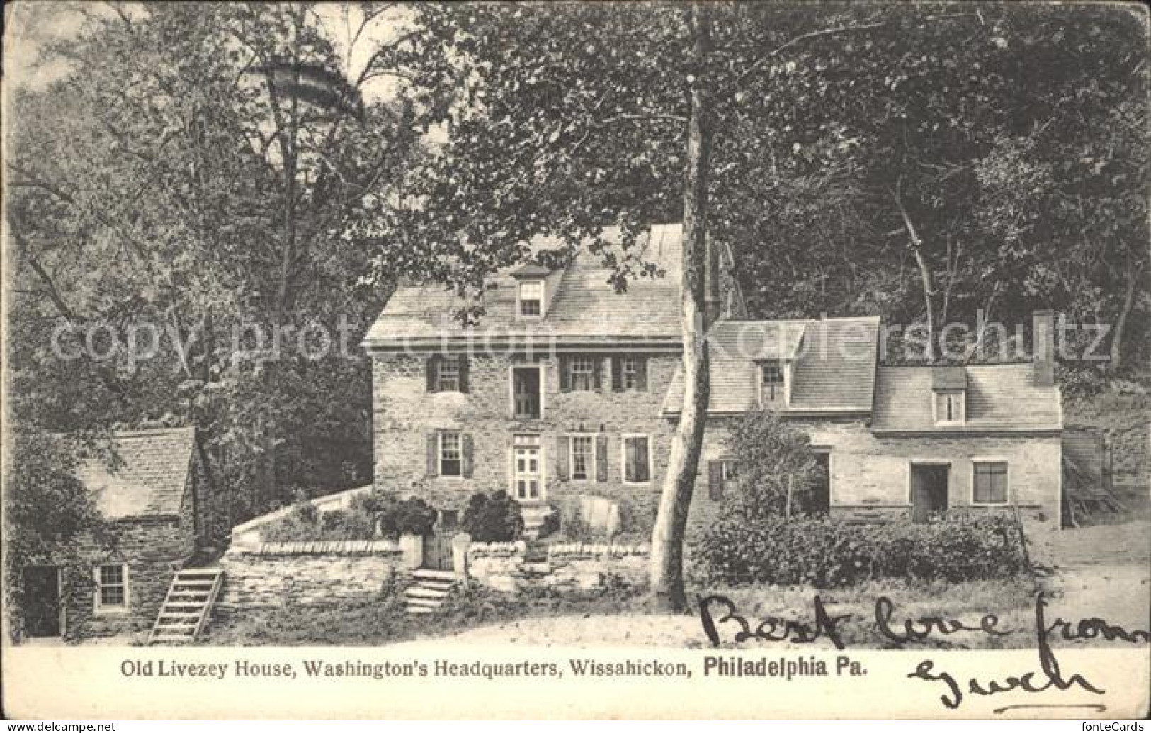 11700662 Philadelphia Pennsylvania Old Livezey House Washington's Headquarters W - Sonstige & Ohne Zuordnung