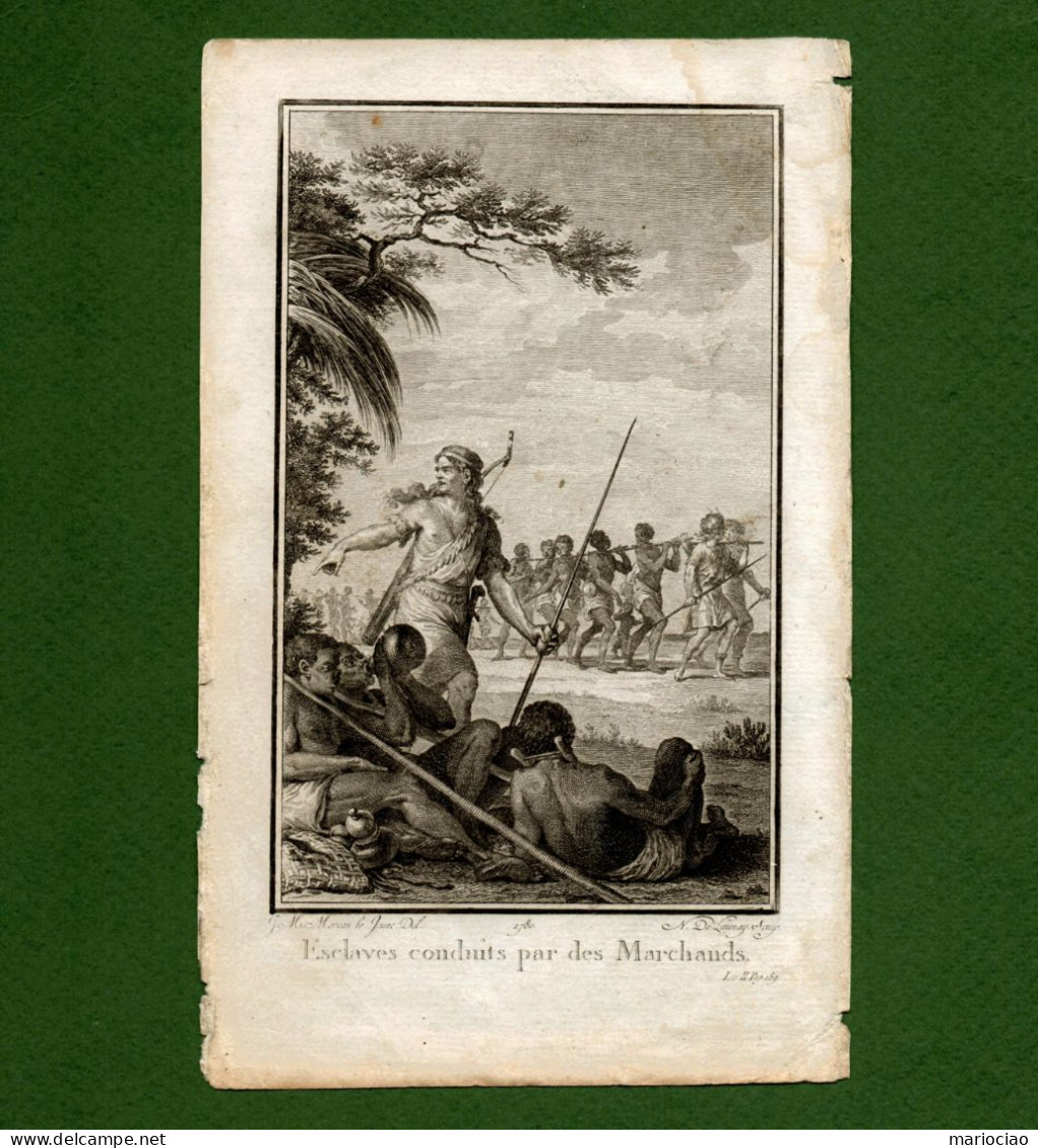 ST-FR Esclaves Conduits Par Des Marchands -Jean-Michel Moreau 1780 SLAVES SCHIAVI - Estampes & Gravures
