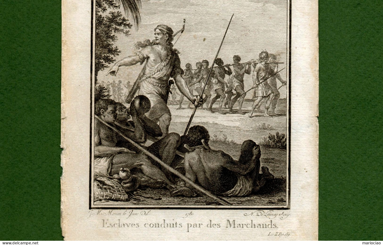 ST-FR Esclaves Conduits Par Des Marchands -Jean-Michel Moreau 1780 SLAVES SCHIAVI - Estampes & Gravures