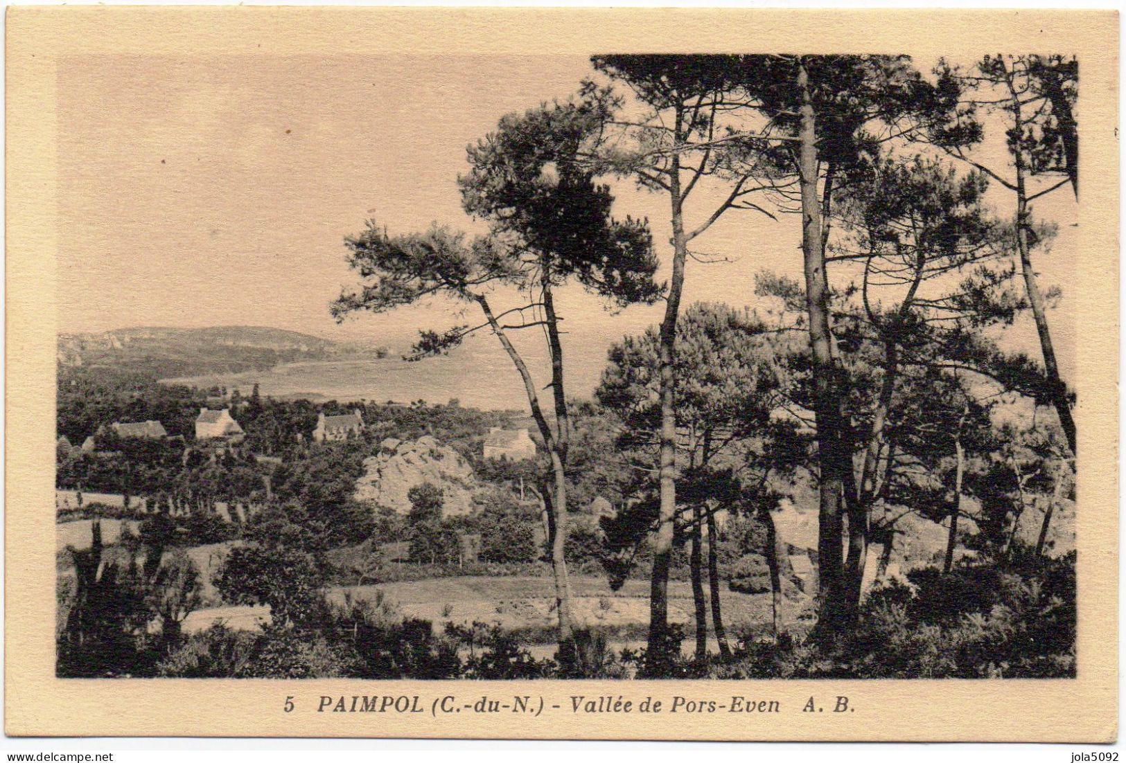 22 - PAIMPOL - Vallée De Pors-Even - Paimpol