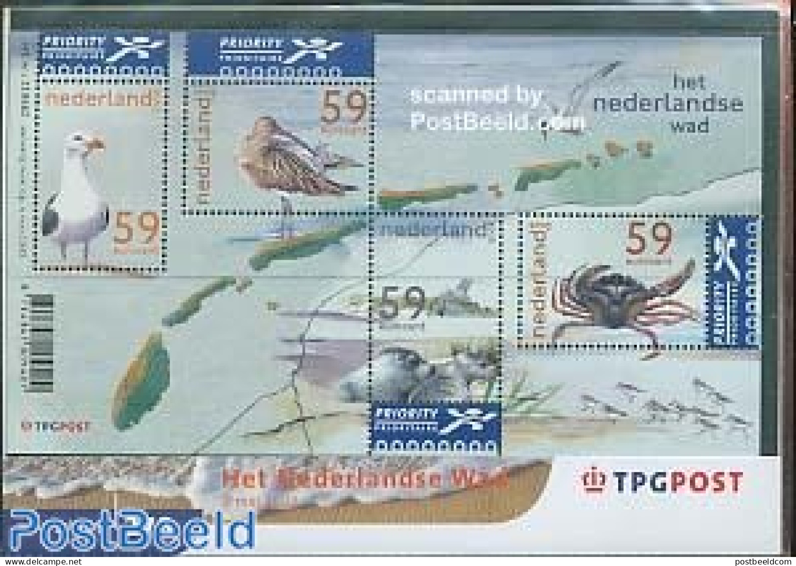 Netherlands 2003 Presentation Pack 278, Mint NH, Nature - Various - Birds - Sea Mammals - Maps - Unused Stamps