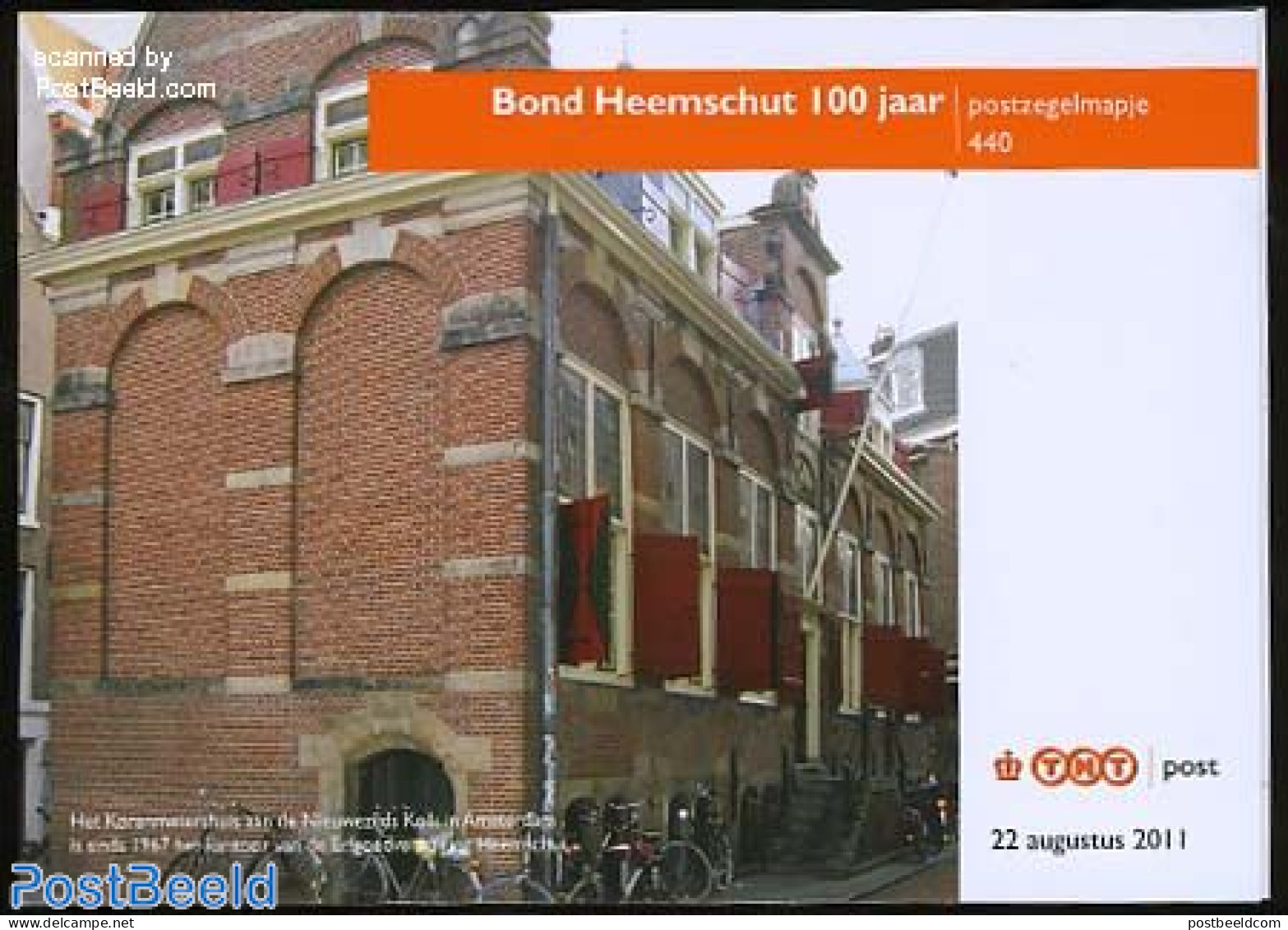 Netherlands 2011 Bond Heemschut Centenary, Presentation Pack 440, Mint NH, Religion - Transport - Various - Judaica - .. - Ungebraucht