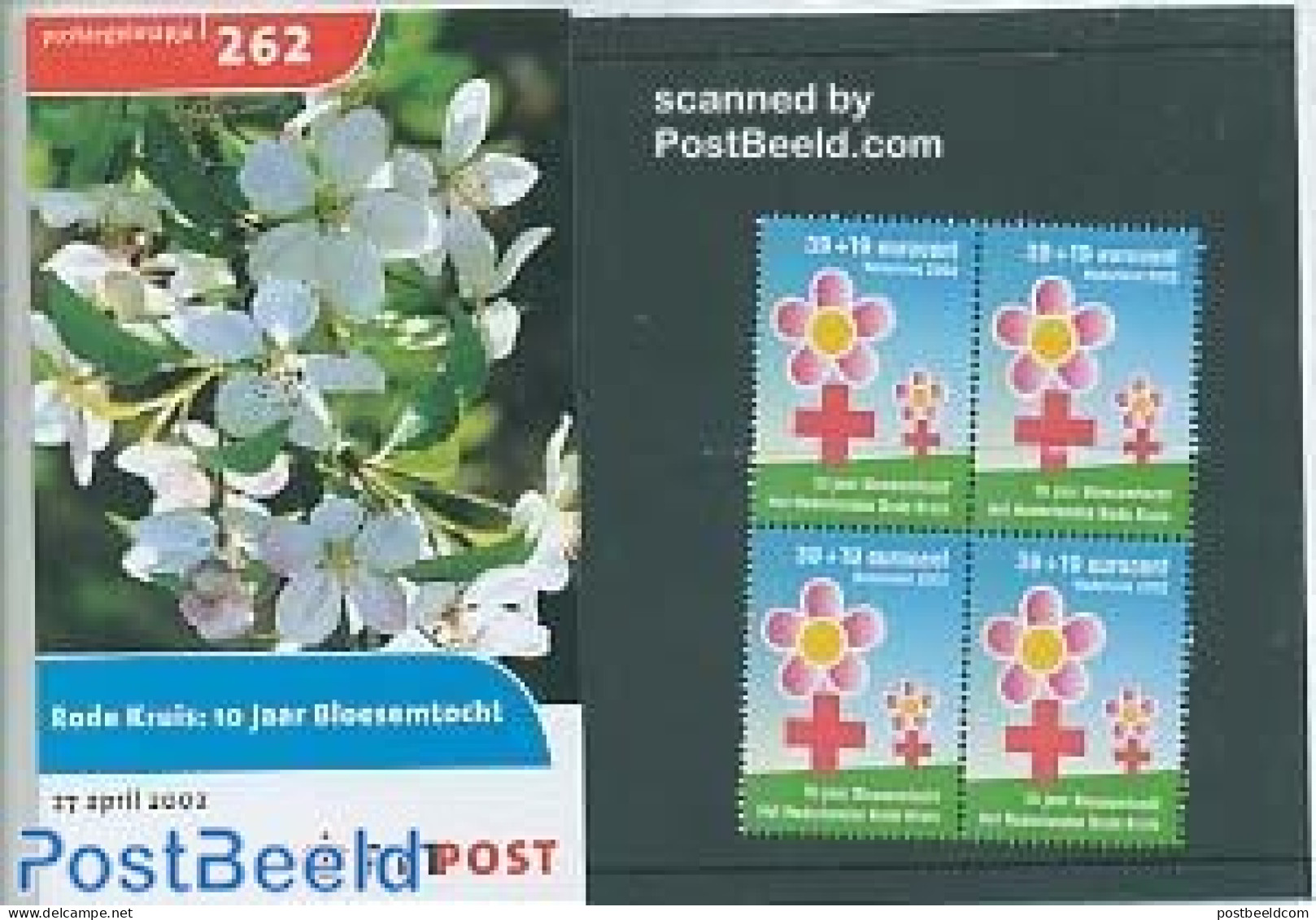 Netherlands 2002 Red Cross Presentation Pack 262, Mint NH, Health - Red Cross - Ungebraucht