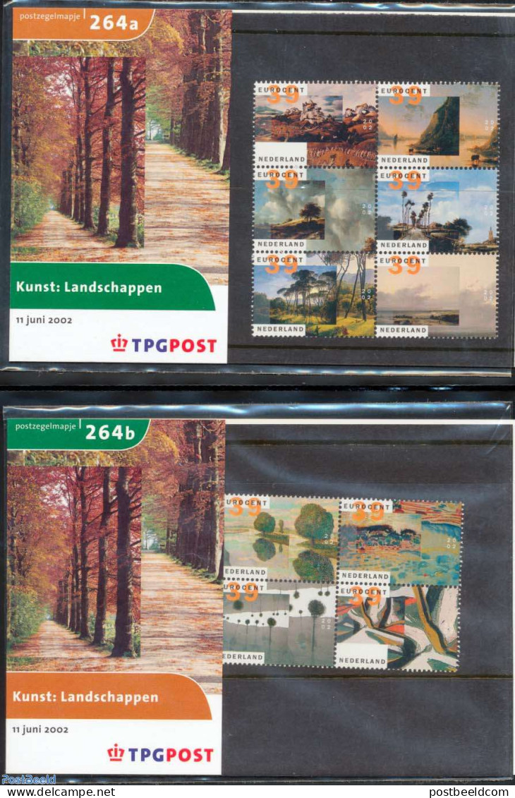 Netherlands 2002 LANDSCAPE PAINT.PRES.PACK, Mint NH, Art - Paintings - Ongebruikt