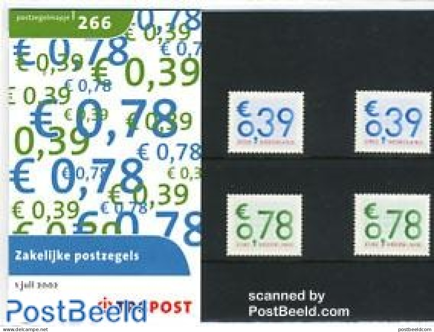 Netherlands 2002 Business Post, Presentation Pack 266, Mint NH - Ungebraucht