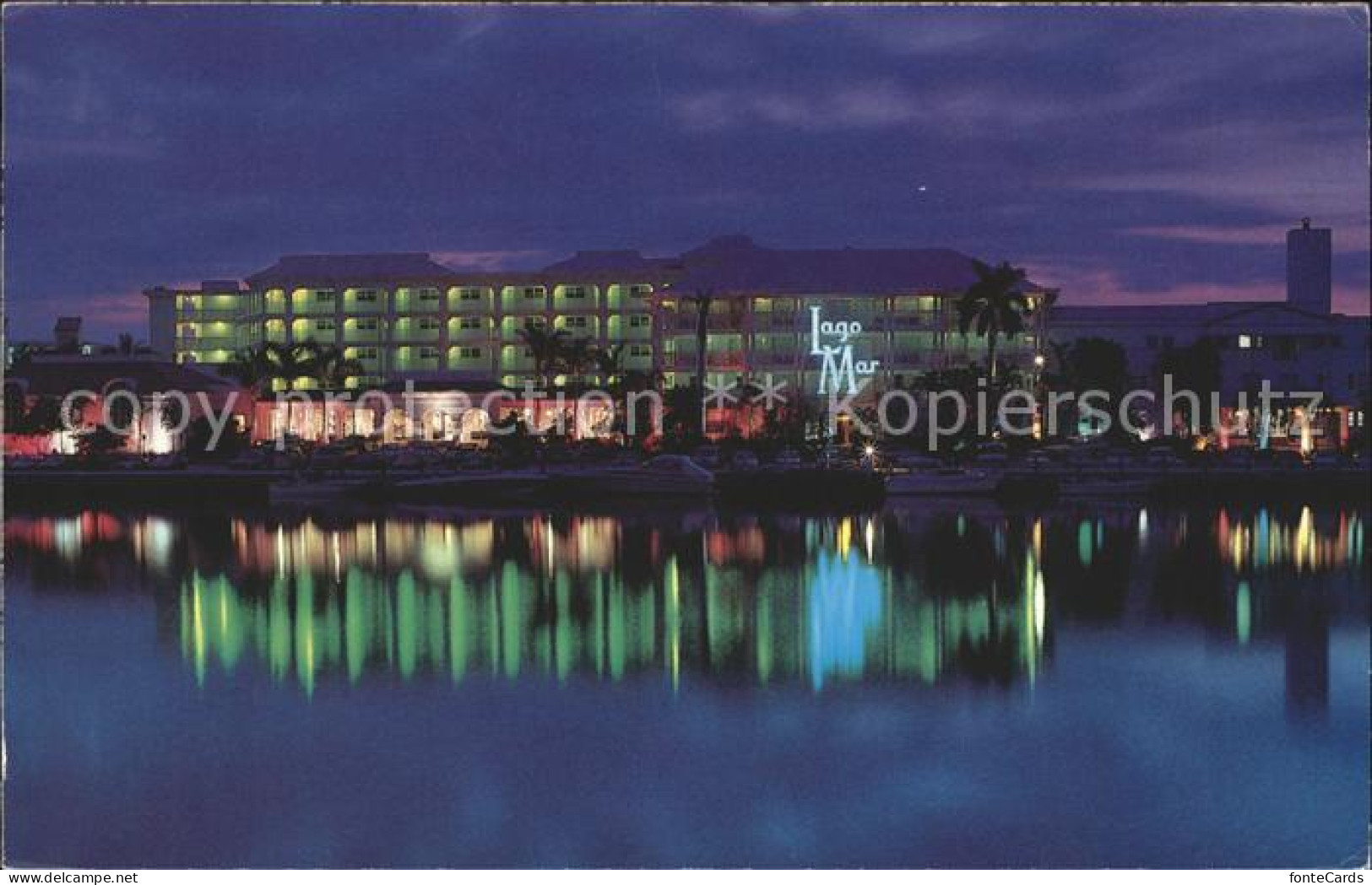 11700622 Fort_Lauderdale Lago Mar Resort Hotel And Club Harbor Beach At Night - Autres & Non Classés