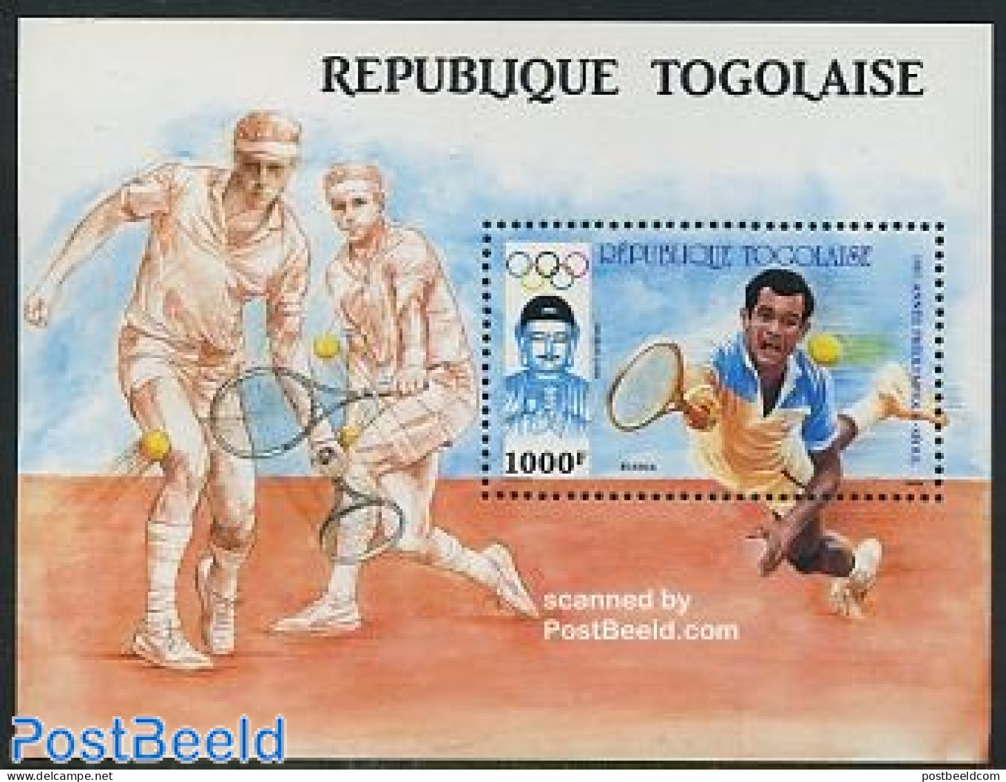 Togo 1987 Preolympic Year S/s, Mint NH, Sport - Olympic Games - Sport (other And Mixed) - Tennis - Tennis