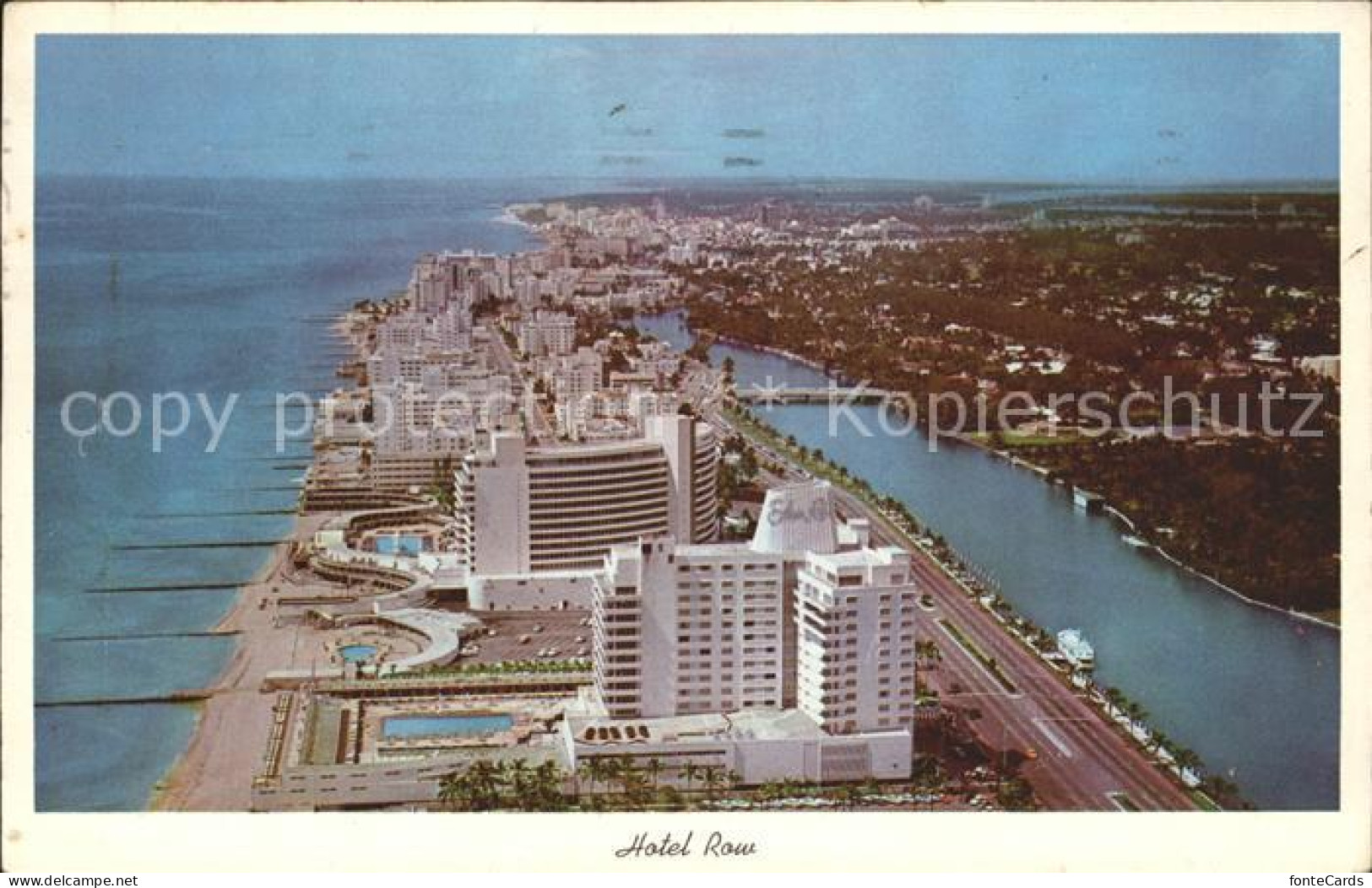 11700601 Miami_Beach Hotel Row Between Idian Creek And Atlantic Ocean - Otros & Sin Clasificación