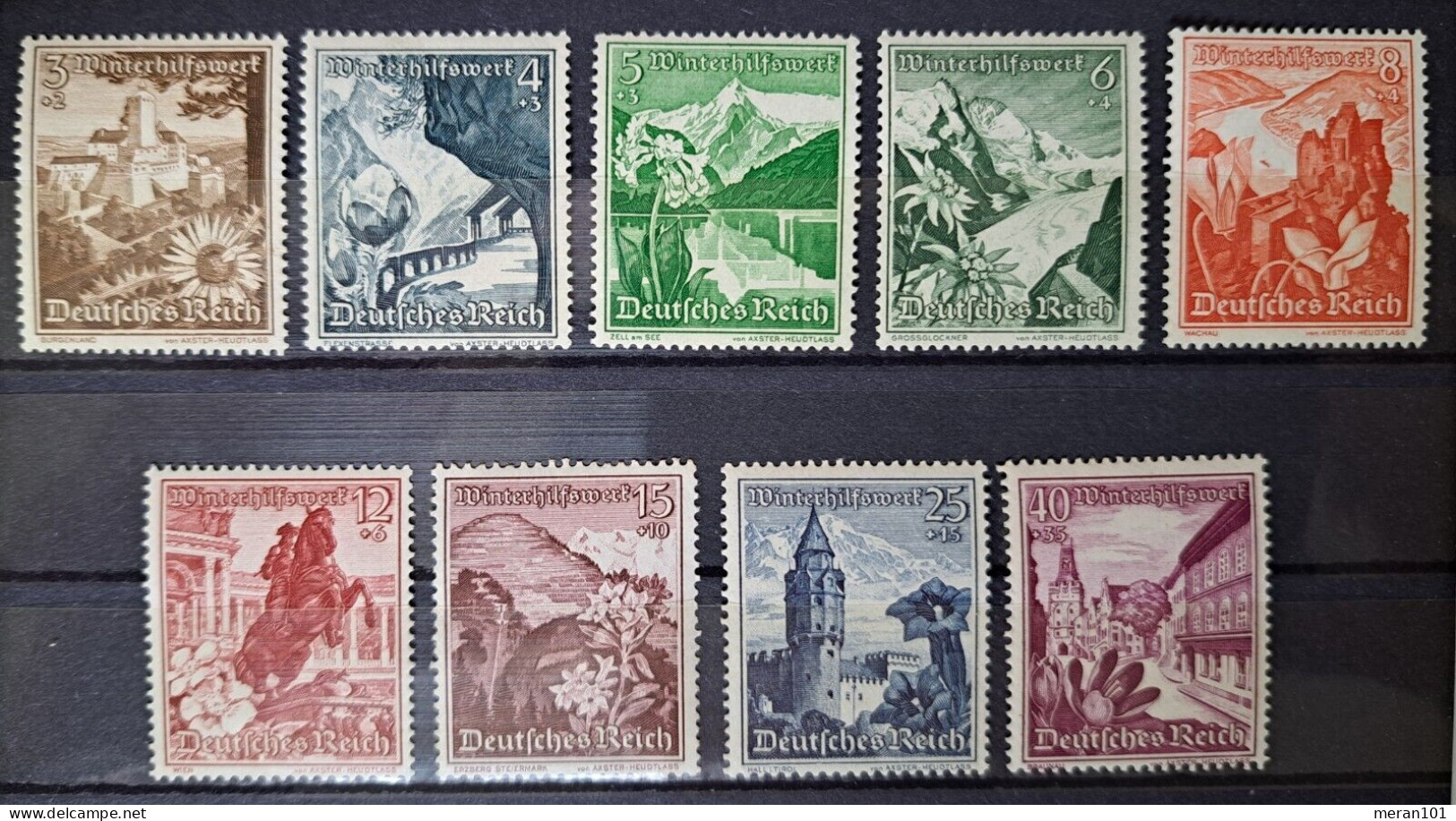 Deutsches Reich 1938, Mi 675-83 MNH(postfrisch) - Unused Stamps
